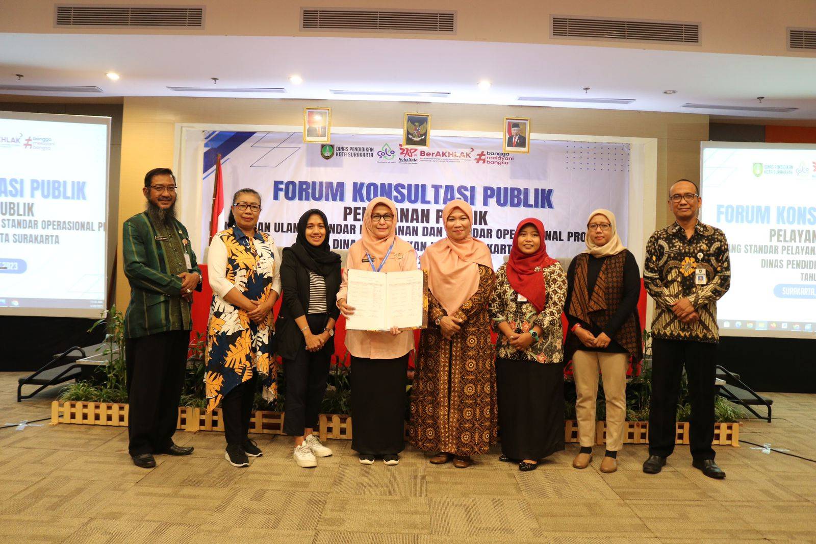 Forum Konsultasi Publik Peninjauan Ulang SP dan SOP Dinas Pendidikan Kota Surakarta Tahun 2023