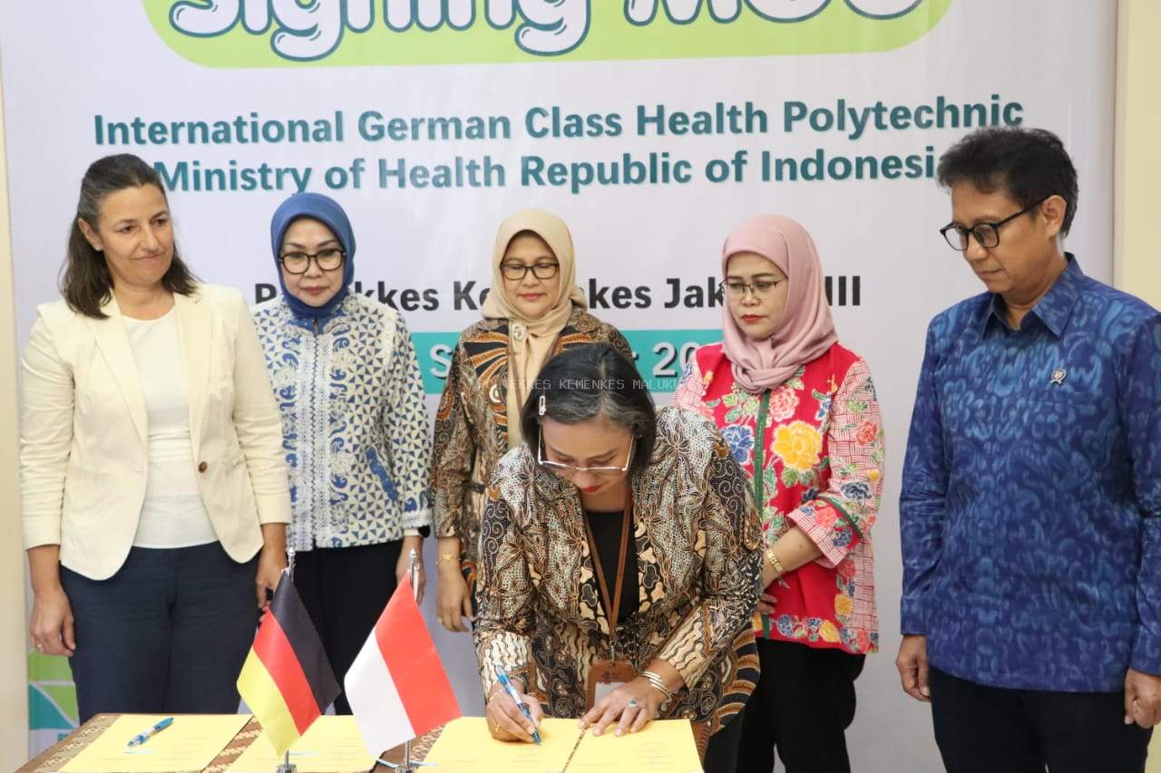 POLTEKKES MALUKU IKUT SERTA DALAM KERJASAMA RI-JERMAN MELALUI GERMAN CLASS