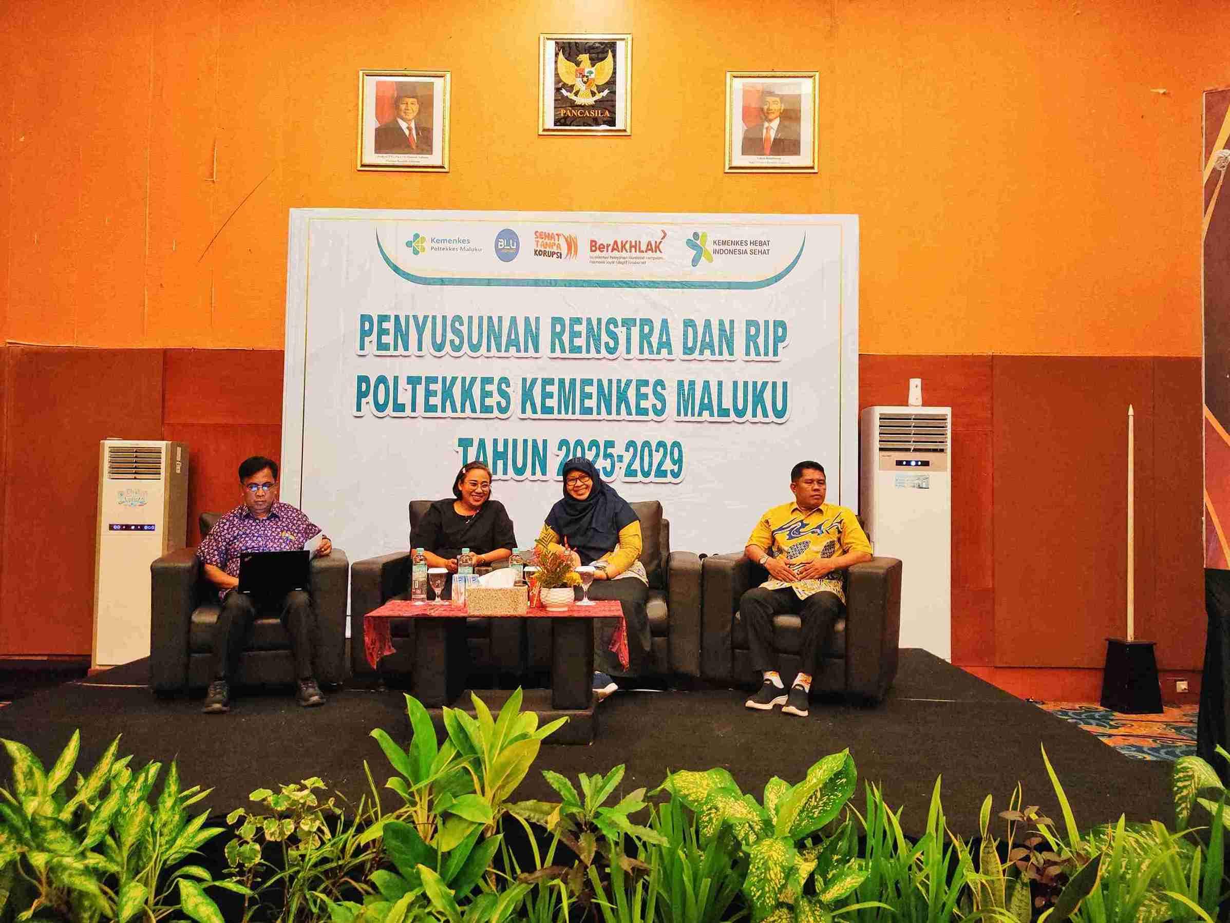 POLTEKKES KEMENKES MALUKU GELAR WORKSHOP PENYUSUNAN  RENCANA STRATEGIS 2024-2025 DAN RENCANA INDUK PENGEMBANGAN 