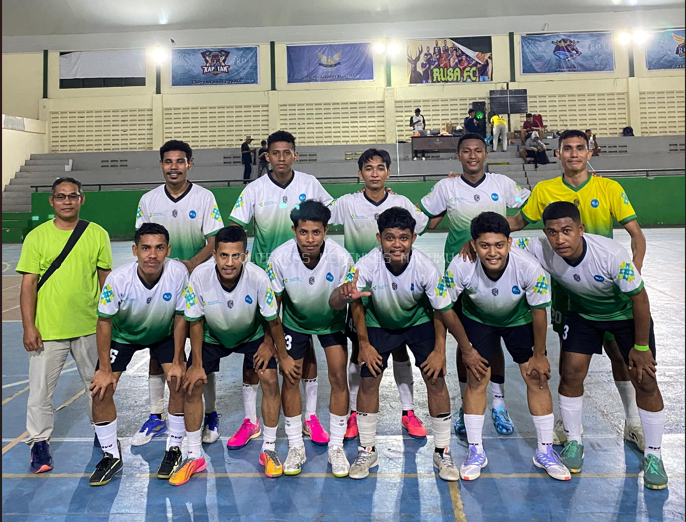 Polkesma (Poltekkes Maluku) Kemenkes FC Menang Telak 7-2 atas Menwa Unpatti di Liga Futsal Mahasiswa Unpatti